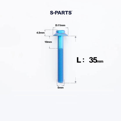 M5 Titanium Caliper Bolts for Shimano Flat Mount - R9270 / R8170 / R8070 / R7170