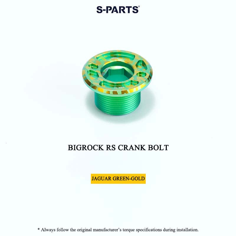 BIGROCK RS Titanium Crank Bolt & Self-Extracting Cap Kit SHIMANO TL-LR15 Compatible