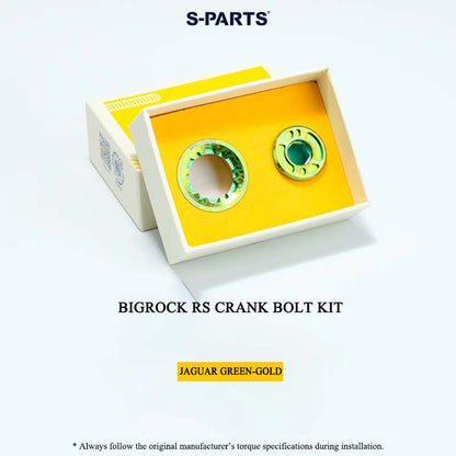 BIGROCK RS Titanium Crank Bolt & Self-Extracting Cap Kit SHIMANO TL-LR15 Compatible
