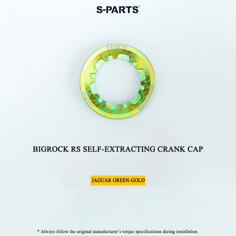 BIGROCK RS Titanium Crank Bolt & Self-Extracting Cap Kit SHIMANO TL-LR15 Compatible