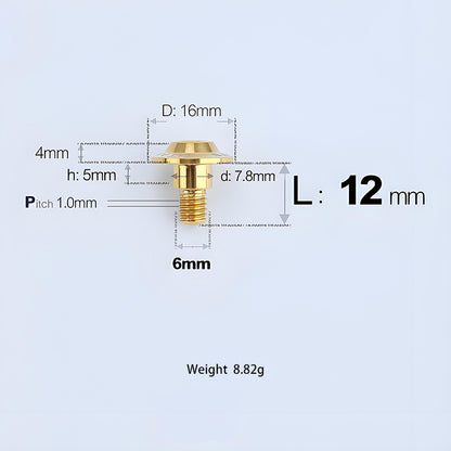 M6x11-45mm Gold Titanium Shoulder Bolts for Motorcycle