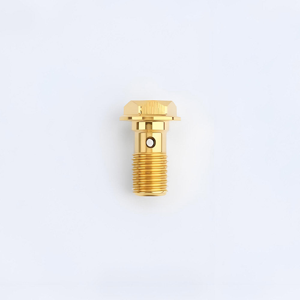 M10 x 19mm Titanium Single Banjo Bolt – 1.0mm for Brembo RCS / RCS Corsa Corta