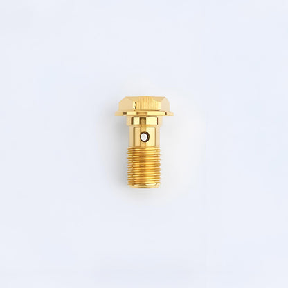 M10 x 19mm Titanium Single Banjo Bolt – 1.0mm for Brembo RCS / RCS Corsa Corta