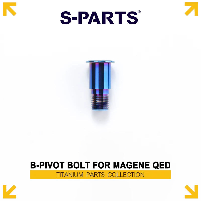 M10 x 27 Titanium Rear Derailleur Main Pivot Bolt for MAGENE QED (3.6g)