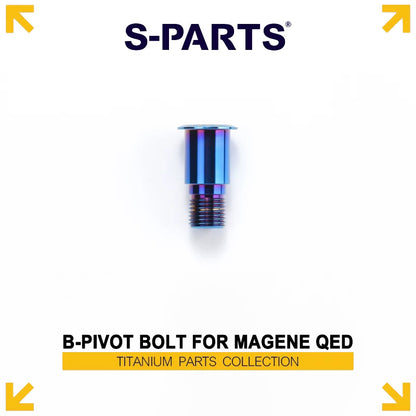 M10 x 27 Titanium Rear Derailleur Main Pivot Bolt for MAGENE QED (3.6g)