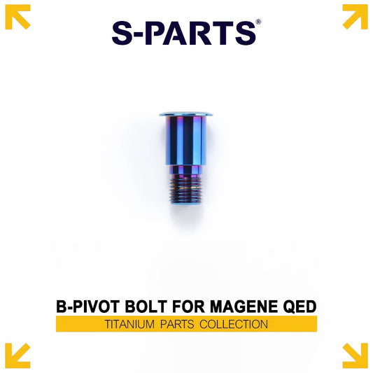 M10 x 27 Titanium Rear Derailleur Main Pivot Bolt for MAGENE QED (3.6g)