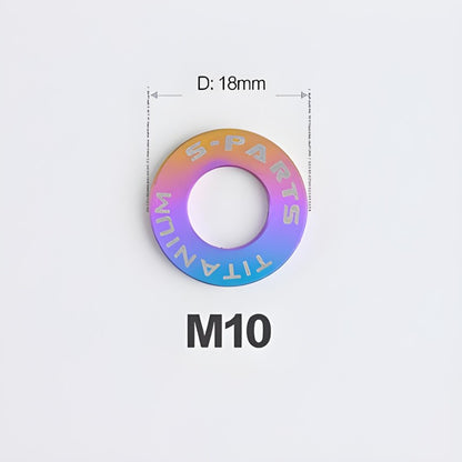 M6-M14 Titanium Washers for Motorcycle & Electric Scooters