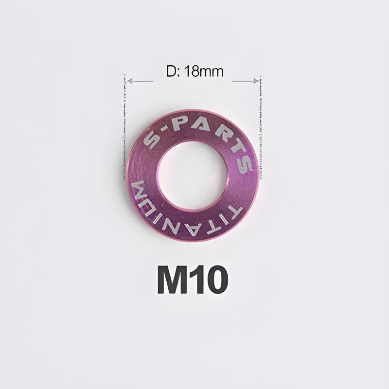 M6-M14 Titanium Washers for Motorcycle & Electric Scooters