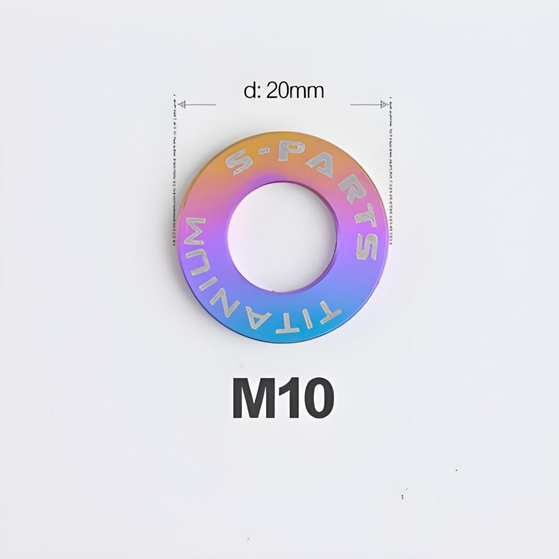 M6-M14 Titanium Washers for Motorcycle & Electric Scooters