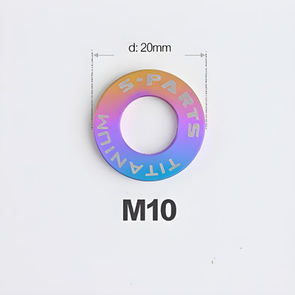 M6-M14 Titanium Washers for Motorcycle & Electric Scooters