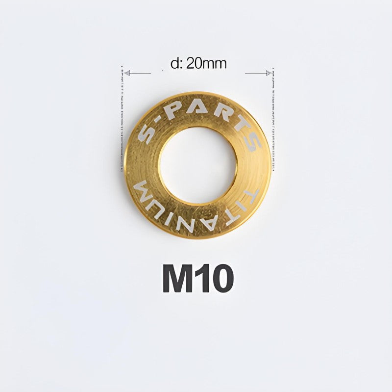M6-M14 Titanium Washers for Motorcycle & Electric Scooters