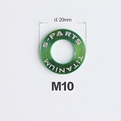 M6-M14 Titanium Washers for Motorcycle & Electric Scooters