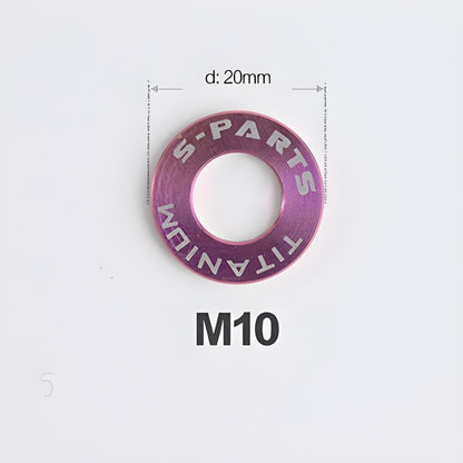 M6-M14 Titanium Washers for Motorcycle & Electric Scooters