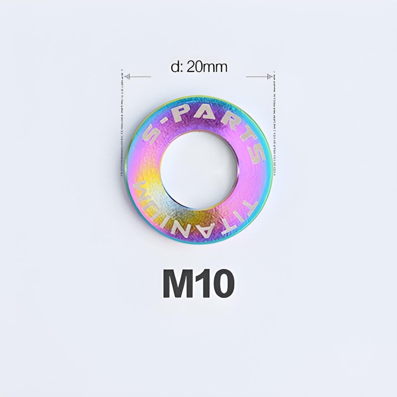 M6-M14 Titanium Washers for Motorcycle & Electric Scooters