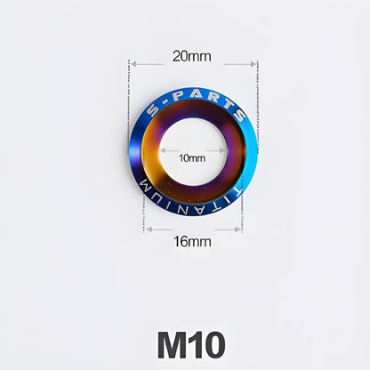 M4-M12 Titanium Washers for Motorcycle & Electric Scooters