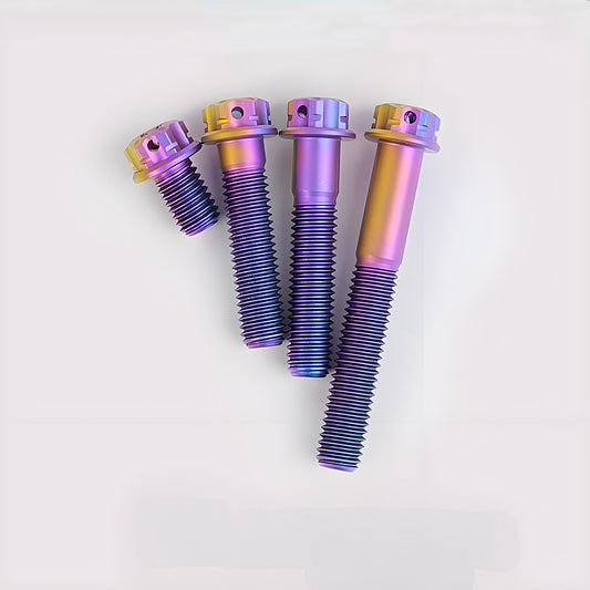 M10x12-40mm Titanium Motorcycle Bolts with 1.25mm Pitch
