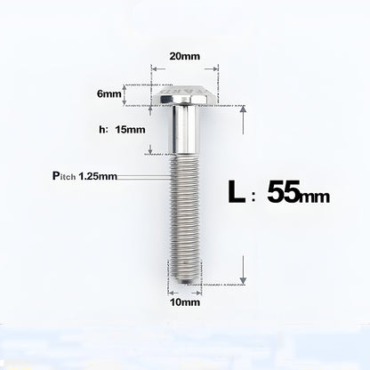M10x20-65mm Titanium Torx Bolts with 1.5mm Pitch For Motorcycle