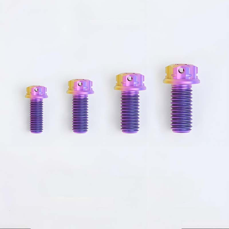M10x65-120mm Titanium Motorcycle Bolts with 1.5mm Pitch