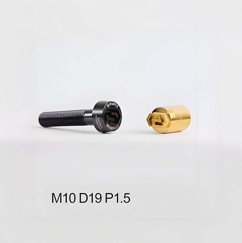 M10xL20-70mm TI 1.5mm Thread Security Bolt for Brembo Caliper Mounting D19