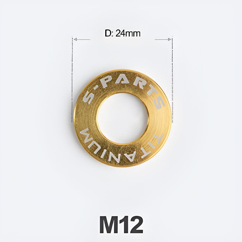 M6-M14 Titanium Washers for Motorcycle & Electric Scooters