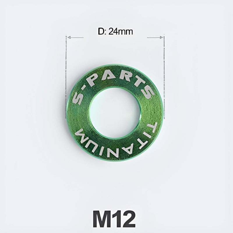 M6-M14 Titanium Washers for Motorcycle & Electric Scooters