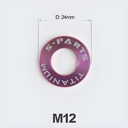 M6-M14 Titanium Washers for Motorcycle & Electric Scooters