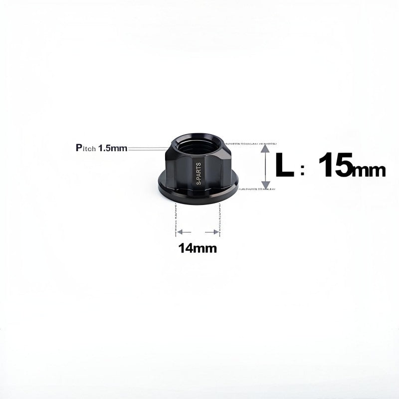 M14 Titanium Rotor Motor Nuts for Reuleaux Triangle (E-Scooter/Motorcycle)