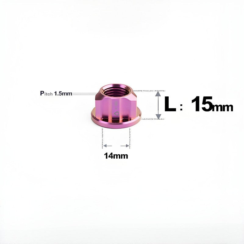 M14 Titanium Rotor Motor Nuts for Reuleaux Triangle (E-Scooter/Motorcycle)