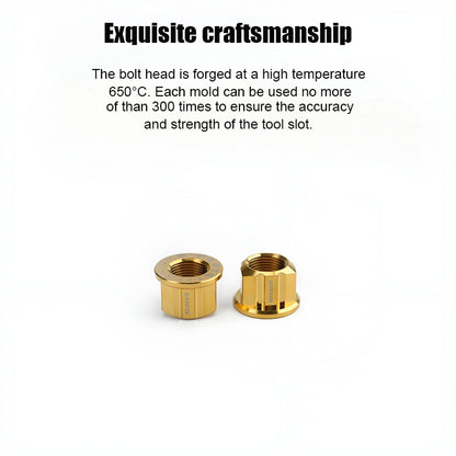 M16-20 Titanium Rotor Motor Nuts with 1.5mm Pitch for Niu/Ninebot Electric Scooters