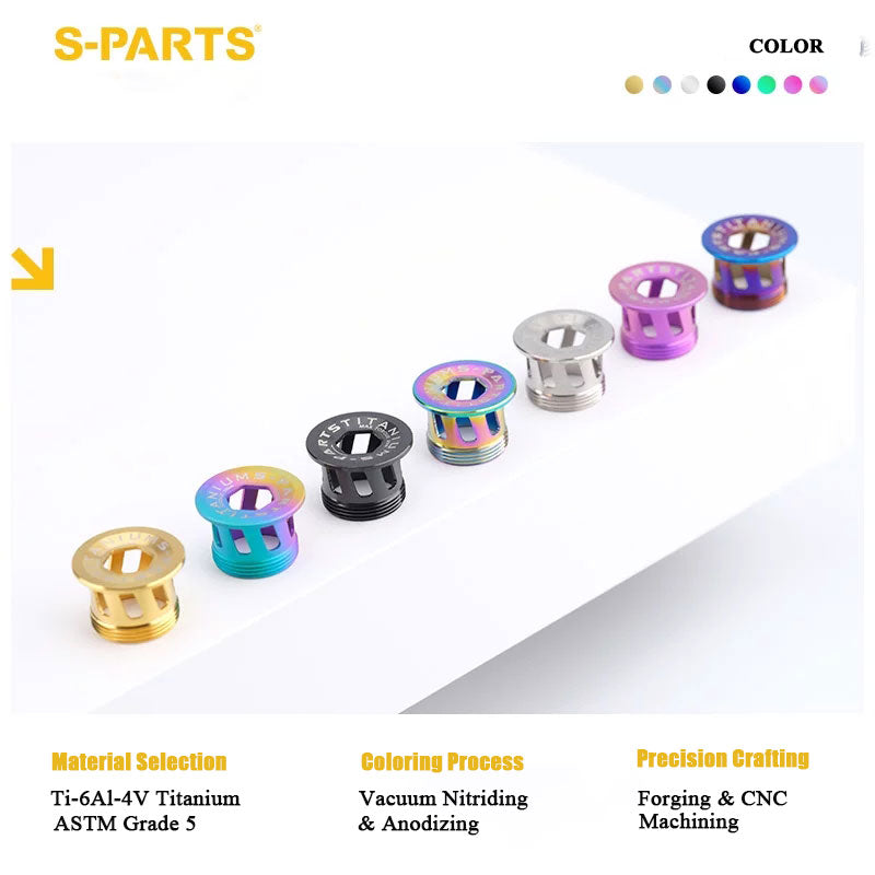 M20 Titanium Crank Pre-load Cap for Shimano Hollowtech II (Road & MTB)