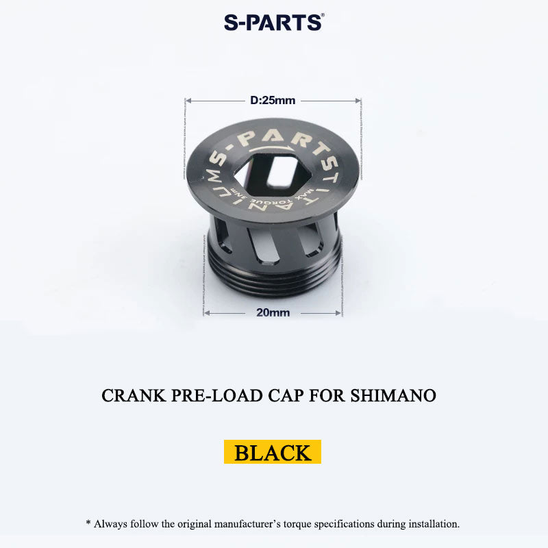 M20 Titanium Crank Pre-load Cap for Shimano Hollowtech II (Road & MTB)