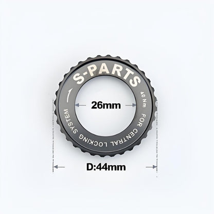 Titanium Center Lock Ring for Road & Mountain Bike Disc Rotors