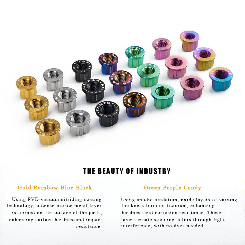 M20 Titanium Rotor Motor Nuts for Reuleaux Triangle (E-Scooter/Motorcycle)