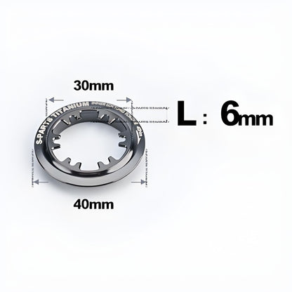 Titanium Center Lock Ring for Road & Mountain Bike Disc Rotors