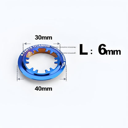 Titanium Center Lock Ring for Road & Mountain Bike Disc Rotors