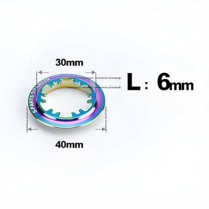 Titanium Center Lock Ring for Road & Mountain Bike Disc Rotors