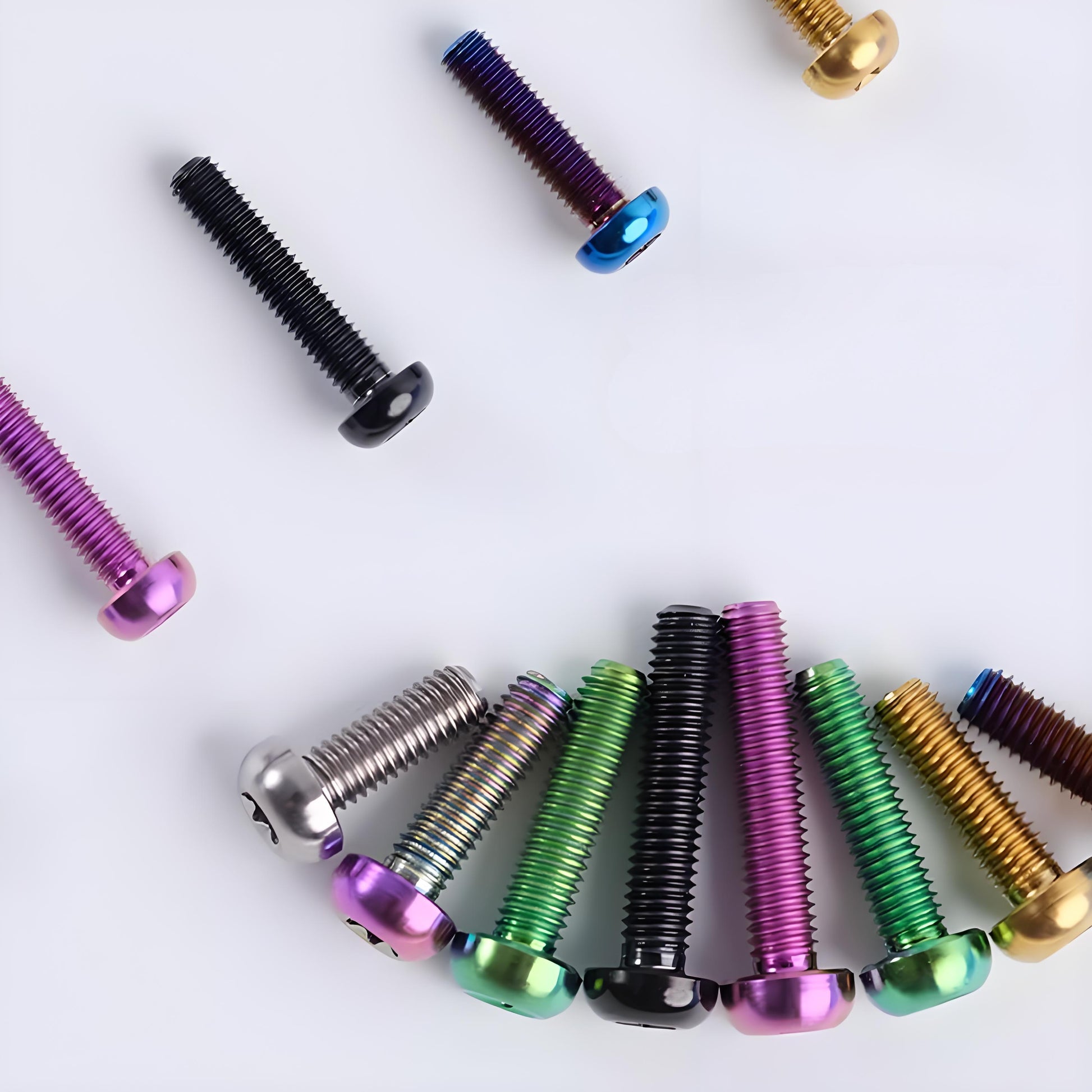 M3x6 8 10 12 15MM Button Head Cap Titanium Alloy Bolts For Bike-6