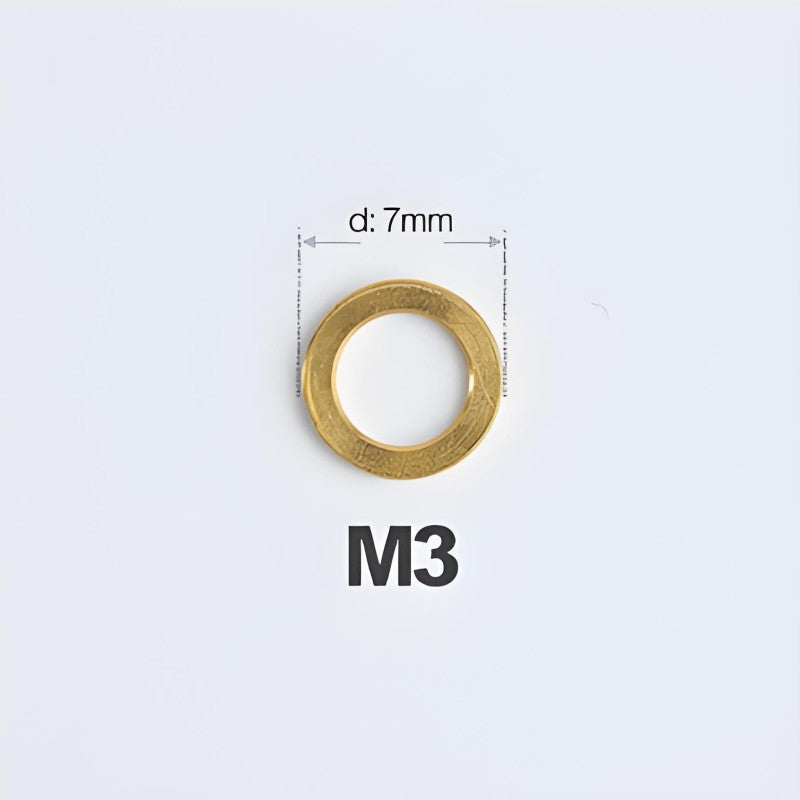 M3/M4/M5/M6 Titanium Flat Washers for Road and Mountain Bikes