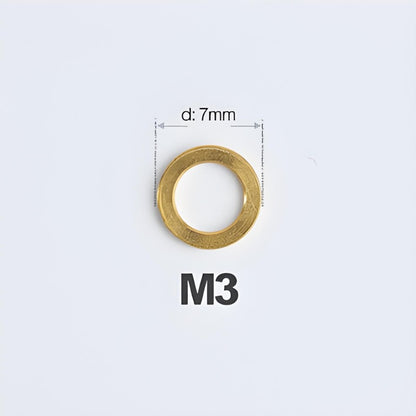 M3/M4/M5/M6 Titanium Flat Washers for Road and Mountain Bikes