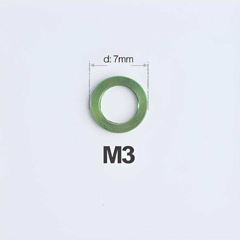 M3/M4/M5/M6 Titanium Flat Washers for Road and Mountain Bikes