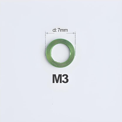 M3/M4/M5/M6 Titanium Flat Washers for Road and Mountain Bikes