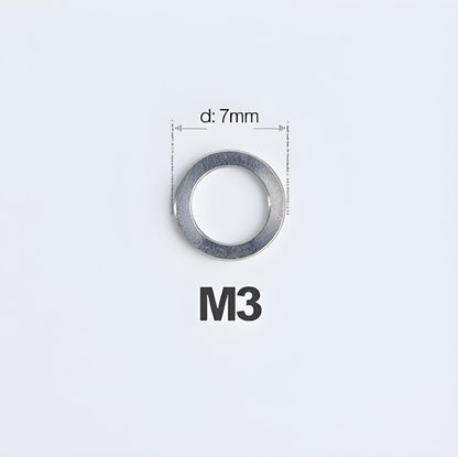 M3/M4/M5/M6 Titanium Flat Washers for Road and Mountain Bikes
