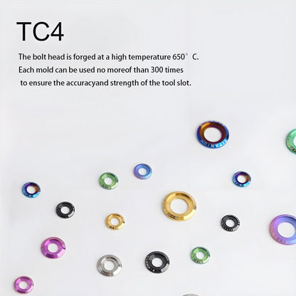 M4-M12 Titanium Washers for Motorcycle & Electric Scooters