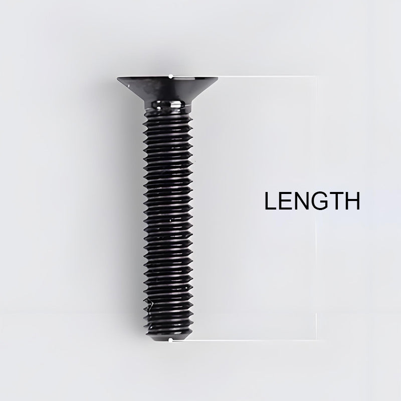 M4 35/40/45/50mm Titanium Flat Head Bolts Countersunk Bolts For Road Bike