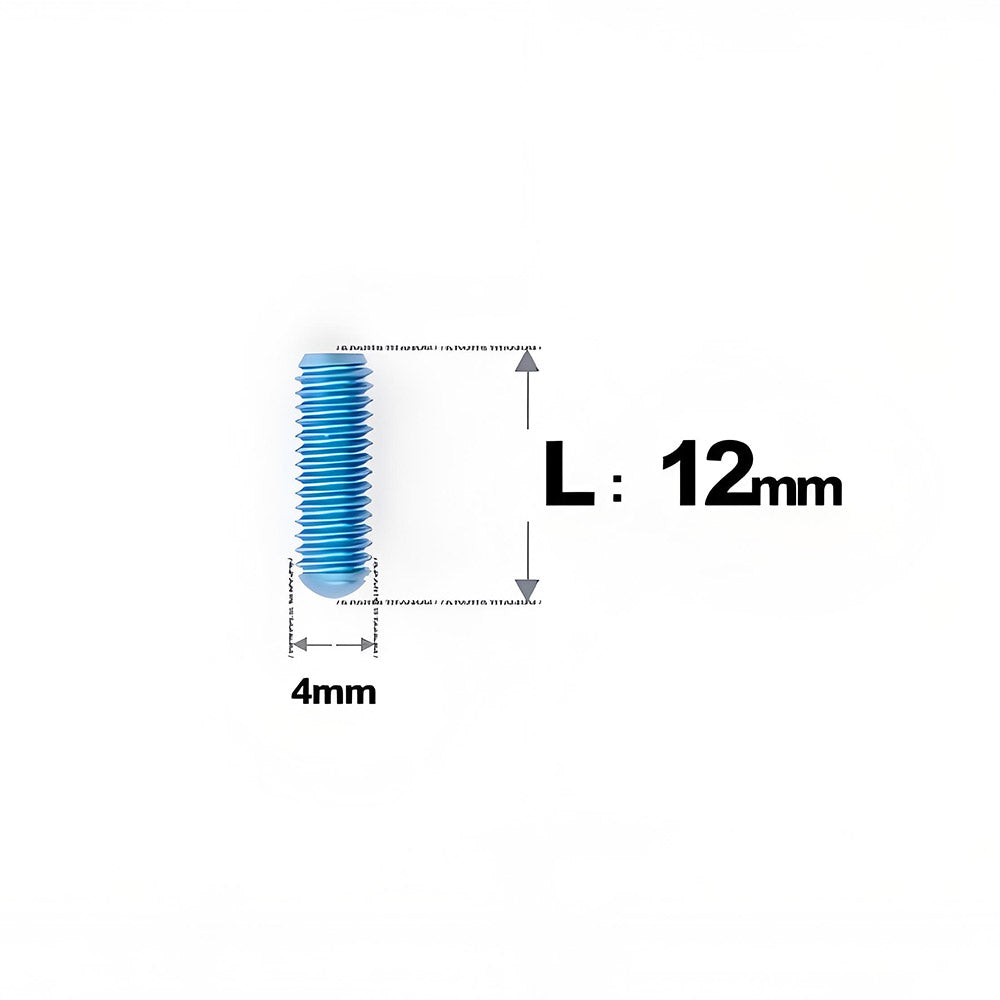 M4 x 12mm Titanium Front Derailleur Adjustment Bolt for Shimano R8150 / R9250 / XT M8100 / SLX M7100