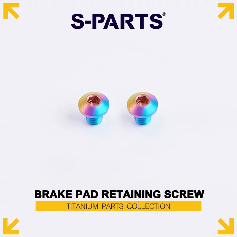 M4 × 5 Titanium Brake Pad Retaining Screw / C-Clip Release Screw – Grade 5 Titanium (Ti-6Al-4V)