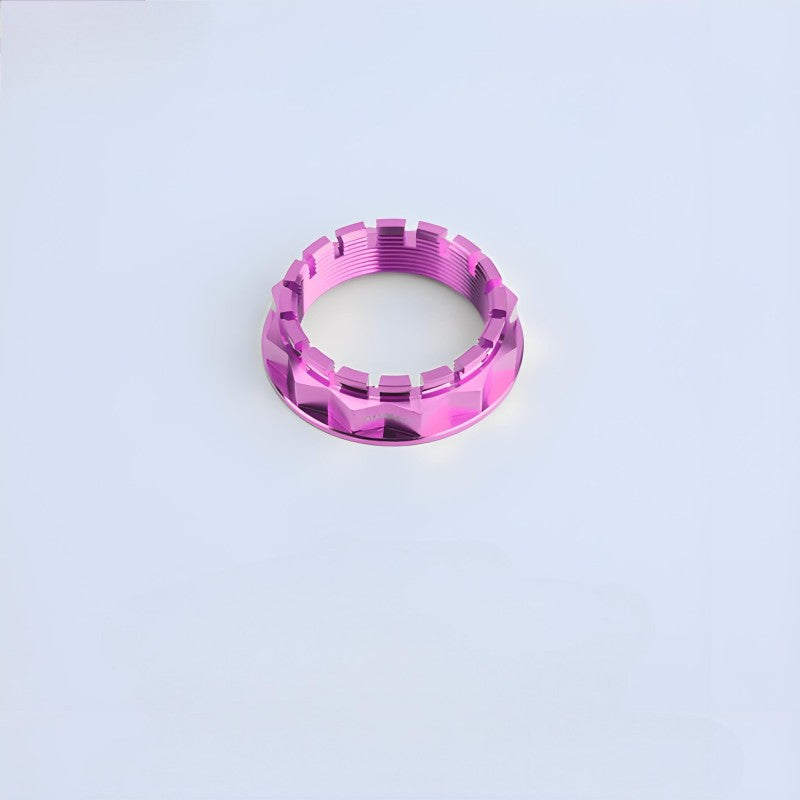 M48 Titanium Rear Axle Nuts for DUCATI V4/V2/Streetfighter with Snap Ring