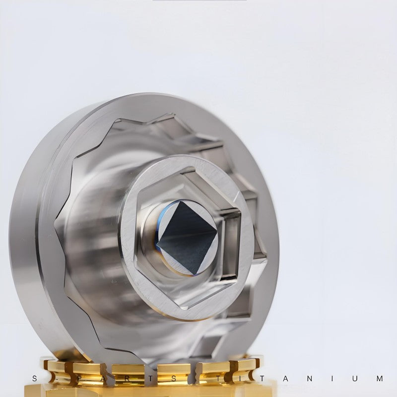 M48 Titanium Rear Axle Nuts for DUCATI V4/V2/Streetfighter with Snap Ring