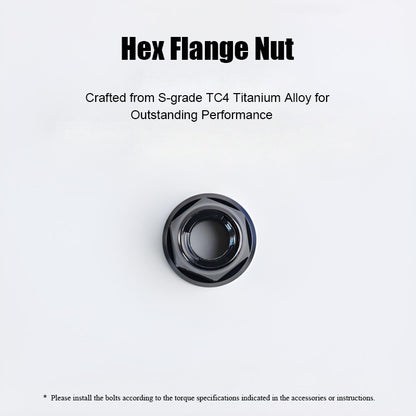 M5/M6 Titanium Alloy Flanged Self-Locking Nuts