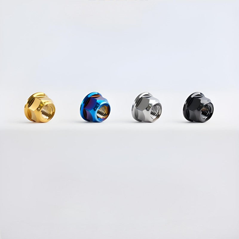 M5/M6 Titanium Alloy Flanged Self-Locking Nuts